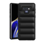 Amazon Brand - Solimo Rubber Puffer Case Camera Protection Soft Back Cover for Samsung Galaxy Note 9 -Black