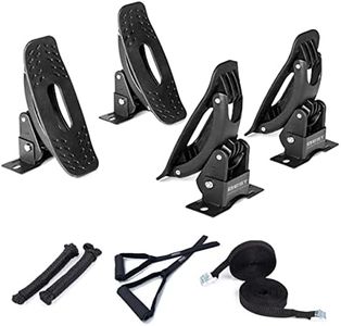 Best Marine and Outdoors Kayak Roof Rack Saddles | Universal Carrier Cradles for Kayaks & Canoes Rooftop Mount Cars, Trucks SUV Crossbars Rails Straps Included Black