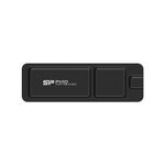 Silicon Power PX10, 4TB Portable SSD Up to 1050MB/s, Compact Pocket-Size USB 3.2 Gen 2, Type-C, External Solid State Drive, Black