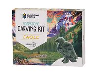 Eagle Studiostone Creative Soapstone Sculpture Carving DIY Arts and Crafts Kit for Kids Adults