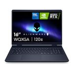 Alienware 16 Aurora Gaming Laptop AC16250 16" WQXGA 120Hz sRGB 100% Display, Intel Core 7 240H Series 2 Processor, NVIDIA GeForce RTX 5060, 16GB RAM, 1TB SSD, Windows 11 Home, AlienFx UK Keyboard