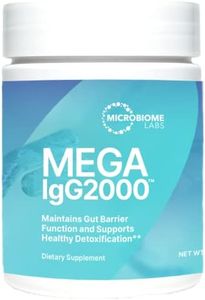 Microbiome Labs Mega IgG2000 - Dairy-Free Colostrum Powder - Immunoglobulin Supplements to Support Digestive Health, Gut Health & Detox - Casein & Lactose-Free (2.1 oz)