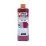FabriCoat Fabric Paint - Used for Restoring or Changing the Colour of Upholstery, Soft Furnishings, Car Interiors, Clothing, & Footwear. (250ml, Red Sole)