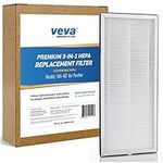 Veva HEPA Filter Replacements Compatible with Medify MA-40 Home Air Purifier - Captures 99.97% of Particles, 3-in-1 Replacement Filters, Honeycomb Carbon, Charcoal Activated Cleaner