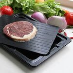 Defrosting Tray | Rapid Defrosting Tray with Drip Tray,Non-Stick Coated Thawing Board for Freezing Meat and Food - Natural Thaw