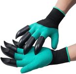 Garden Gloves with Fingertips Claws for Women and Men Outdoor Digging Gardening Planting Weeding Seed Protective Work Gloves