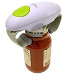 Candora Electric Jar Opener for Weak Hands, Kitchen Gadget Hands Free Lid Opener for Seniors With Arthritis, Weak or Rheumatoid Hands