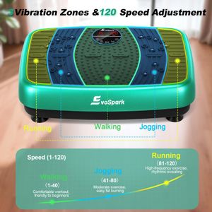 EvoSpark Dual Motor Vibration Plate – Full Body Fitness Machine
