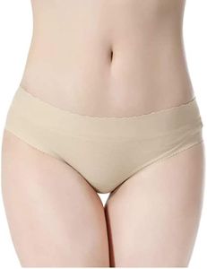 Women's Padded Seamless Bottom Butt Hip Enhancing Briefs Padded Panty || Butt-Shaper Underwear Inner Wear for Women (XXL) Skin