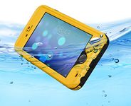 HESGI New iPhone 6 Air Waterproof Case Attached Screen Protector Apple iPhone 6 Slim Fitted Waterproof Shockproof Dustproof Dirtproof Snowproof Hard Shell Cover Case for iPhone 6 4.7" (NOT FOR IPHONE 6 PLUS) Yellow