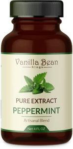 Pure Peppermint Extract for Baking and Flavoring - 4 OZ - Premium Quality Natural Flavors for Baked Goods, Desserts, & Cooking