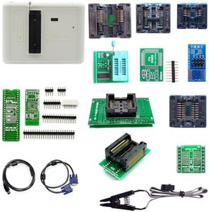 RT809H Programmer 10 Adapters EMMC-Nand Flash Extremely Fast Universal Chip Programmer Kit IC eprom Adapters with Cables ISP Cables TSOP48 TSOP56 CAR/DVD/TV