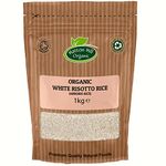 Organic Risotto (Arborio) Rice White 1kg by Hatton Hill Organic - Free UK Delivery