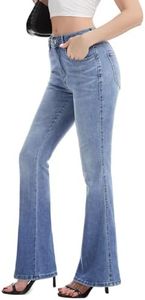 VIPONES Bell Bottom Jeans for Women High Waisted Bootcut Stretch Flare Blue Denim Pants for Women 2026 Trendy Outfits(1095,2)