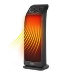 Black+Decker Infrared Space Heater, Personal Heater with Oscillating Function, 1500W