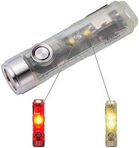 RovyVon 4th Aurora A5 USB-C Keychain Flashlight, 650 Lumens Super Bright with EDC Pocket-Sized,8 Mode, USB-C Rechargeable, Choice for Camping Emergency Outdoor(Red)