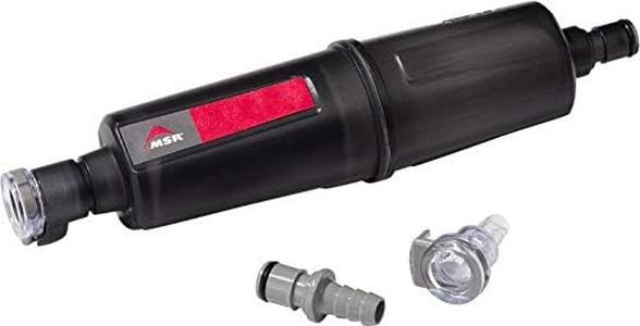 MSR 31002 Outdoor Camping Water Purifier, Through Link Inline Micro Filter, Black