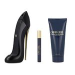 C.Herrera Good Girl for Women 3 Pc Hard Box Set(Eau de Parfum Spray, 2.7 Ounce + Body Lotion, 3.4 Ounce + Eau de Parfum Travel Spray, 10 Ml/0.34 Ounce)