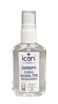 ican london isopropyl rubbing Alcohol 70% First aid Antiseptic Disinfectant 50ml spray *travel size*