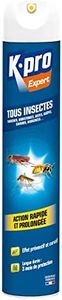 K.pro Expert Aérosol tous insectes 500ml - Action préventive et curative - Longue durée - Inodore - Techniques professionnelles 500ml