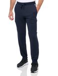 Emporio Armani Men's Iconic Terry Loungewear Pants Sweatpants, Marine, L