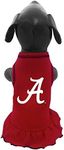 NCAA Alabama Crimson Tide Cheerleader Dog Dress (Team Color, Medium)