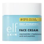 e.l.f. Holy Hydration! Face Cream - Broad Spectrum SPF 30 Sunscreen, Moisturizes & Softens Skin, Quick-Absorbing & Ultra-Hydrating, 1.8 Oz (50g)