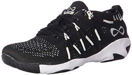 Nfinity Women's Flyte Night Cheer Stunt Shoe Sneaker, Black, 13