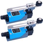 2Pcs Limit Switch ME-8108 Adjustable roller lever Arm limit switch NC-NO CNC Mill Router ME-8108