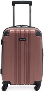 Kenneth Cole REACTION Out of Bounds Lightweight Hardshell 4-Wheel Spinner Luggage, Rose Gold, 20-Inch Carry On, Out of Bounds