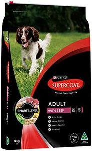 SUPERCOAT Adult Beef Dry Dog Food 12kg