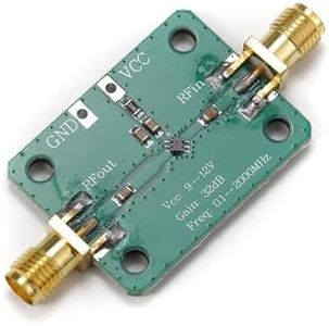 Teyleten Robot 0.1-2000MHz RF Wideband Amplifier Broadband Module Receiver Gain 30dB Low-Noise LNA