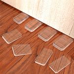 Tahikem Plastic Shims 8 Pack Table Wedge Clear Toilet Shim, Levelers Adjustable Blocks Furniture Shims Wedges, Hot Tub Restaurant Appliance Shims for Leveling Feet, Trimmable Fix Highest Side 3/8"