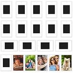 Kurtzy Blank Photo Frame Insert Fridge Magnets (20 Pack) - For Photos 7 x 4.5cm (2.75 x 1.77 inches) - Translucent Clear Acrylic Refrigerator Magnets for Small Photos - Gifts for Family & Friends