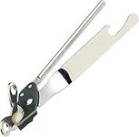 AEX Stainless Steel Butterfly Manual Can Opener-Safe Tin Opener | Heavy Duty Tin Openers with Non-Slip Handle for Arthritis Hands and Easy Grip (Silver)