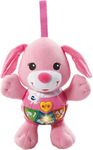 VTech Little Singing Puppy, Educational Toy, Baby Interactive Toy with Lights and Sounds, Musical Toy with Learning, Gift Suitable for 3, 6, 12 Month Boys and Girls, Pink, 1 Count (Pack of 1)