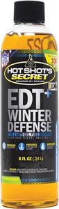 Hot Shot's Secret EDT+ Winter Defense 8oz, 7-in-1 Anti-Gel Diesel Fuel Additive – Prevents Gelling, Protects Fuel System, Diesel Additive Improves Cold Starts, Boosts Cetane