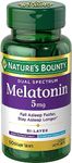 Nature's Bounty Dual Spectrum Bi-Layer Melatonin 5 mg Tablets - 60 Count