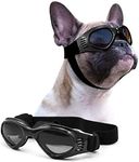 Pet Leso? Dog Goggles Stylish Doggie Puppy Sunglasses Windproof Protection Doggles - Black