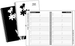 Mead Products TL420210 Floral Silhouette Address Book