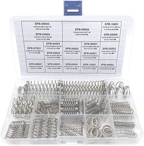 Compression Springs NEWST Spring Assortment Kit | Stainless Steel Springs | 17 Different Sizes 148 Piece Spring Assortment with Case