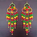 GIFT JAIPUR Handcrafted Chudi Pom Pom Style Wall Door Temple Hanging (WH-01) -Diwali Inauguration Wedding Festival New Year Home Decor Pooja