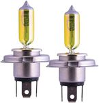 PIAA 22-13404 H4 (9003) Solar Yellow Twin PACK-2500K-12V 60/55W, 2 Pack