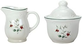 Pfaltzgraff Winterberry Sugar and Creamer Set, 2-Piece, Multicolor