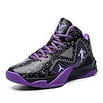 DHOVOR Boys Girls Basketball Shoes Kids Fashion Sneakers Basketball Trainers Non-Slip Sports Shoes for Girls Indoor and Outdoor (Little Kid/Big Kid)