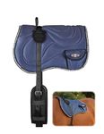 Harrison Howard Bareback Horse Riding Pad Breathable Mesh Cushioned No-Saddle Pad with Girth for Trail Training Navy