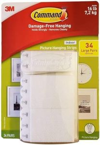 Command Indoor Picture Hanging Strips 34 Large Pairs 68 Strips (Large Strips)