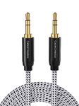 3.5mm Aux Cable, CableCreation 6-Feet Aux Cord, 3.5mm Male to Male Stereo Audio Cable [HiFi Sound, Nylon Braided] Compatible Headphone, Smartphone, 2018 Mac Mini, Home/Car Stereo, Echo & More, 1.8M