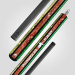 RHINO Parkour Jump Cue - 3/8-8 Joint - 100% Carbon Fiber Shaft, 13.9mm Tip Diameter, 3 Pieces, Tip & Ferrule: Finest Bakelite Material; Jump Cue Butt: Composite Material