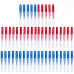 OFKPO 50 PCS Soft Interdental Brush Oral Dental Hygiene Brush with Cleaning Cover - Tooth Cleaning Tool